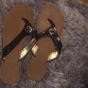 Tory Burch sandals, like new sz 8 and a half -9